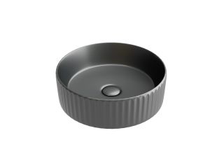 Раковина Ceramicanova Элемент (Element) CN6057MDH 36 см тёмный антрацит матовый