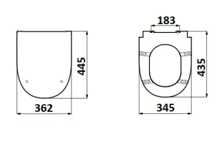 Крышка-сиденье Creavit Mare KC3103.02.0000E микролифт