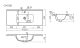 Раковина Ceramicanova Компакт (Compact) CN7030 91 см белый