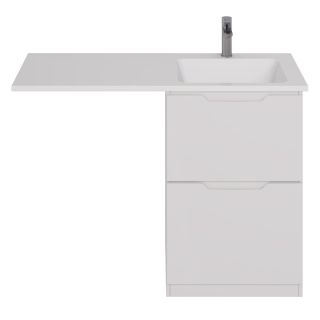 Тумба под раковину Dreja Bona 99.0451 для установки со стиральной машиной 60 см белый