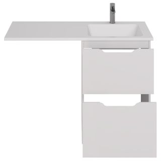 Тумба под раковину Dreja Bona 99.0451 для установки со стиральной машиной 60 см белый