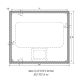 Dreja Зеркало Tiny LED 70/80