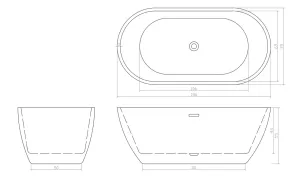 Ванна акриловая Ceruttispa d'Iseo CT9902 150x75 см белый
