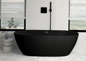 Ванна акриловая Ceruttispa d'Iseo MB CT9906 160x75 см чёрный матовый