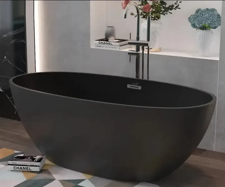 Ванна акриловая Ceruttispa d'Iseo MB CT9906 160x75 см чёрный матовый