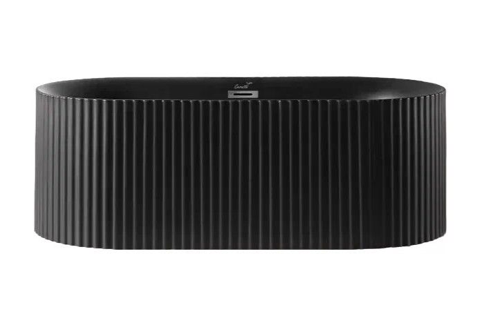 Ванна акриловая Ceruttispa Ceza's MB CT9907 170x75 см чёрный матовый
