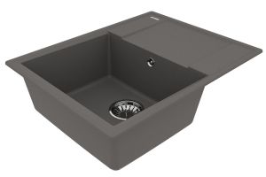 Кухонная мойка Lemark Imandra 640 9910023 серый шёлк