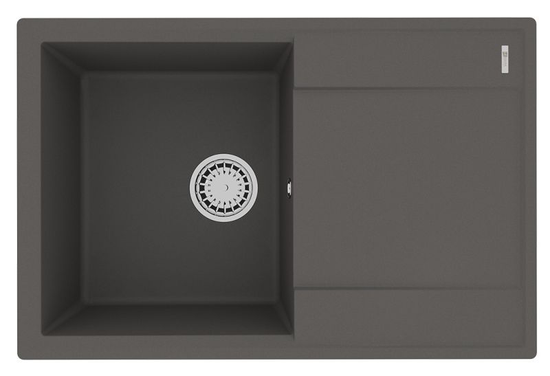 Кухонная мойка Lemark Imandra 760 9910029 серый шёлк