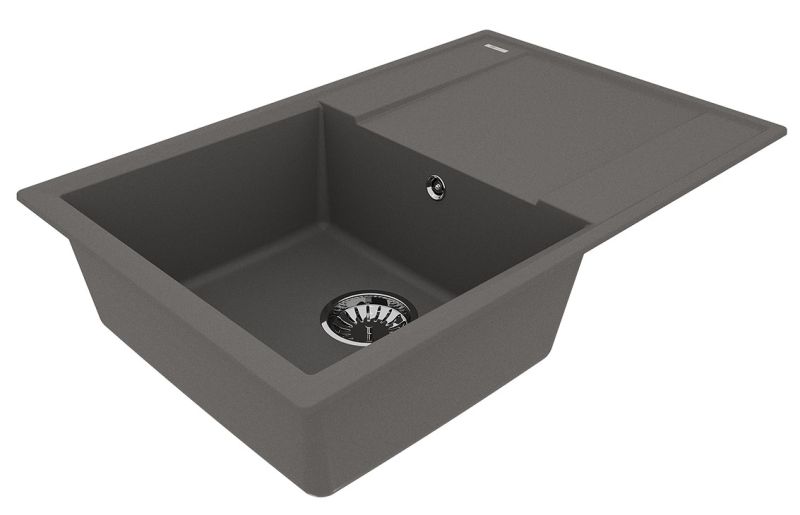 Кухонная мойка Lemark Imandra 760 9910029 серый шёлк