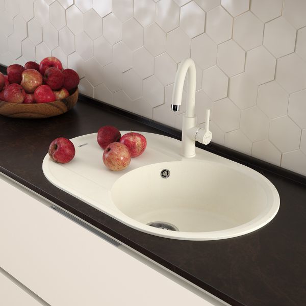 Кухонная мойка Lemark Lacha 760 9910058 жасмин