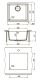 Кухонная мойка Lemark Sinara 440-U 9910068 бежевый