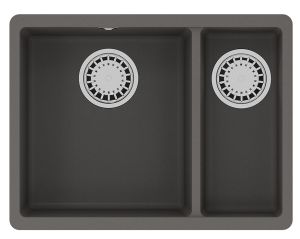 Кухонная мойка Lemark Sinara 550.2-U 9910083 серый шёлк