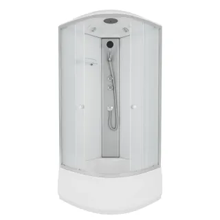 Душевая кабина Niagara Eco E100/40/MT 100 х 100 смис крышей стекло матово профиль хром