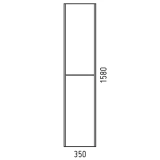 Шкаф-пенал Corozo Форест SD-00001454 35 см сонома