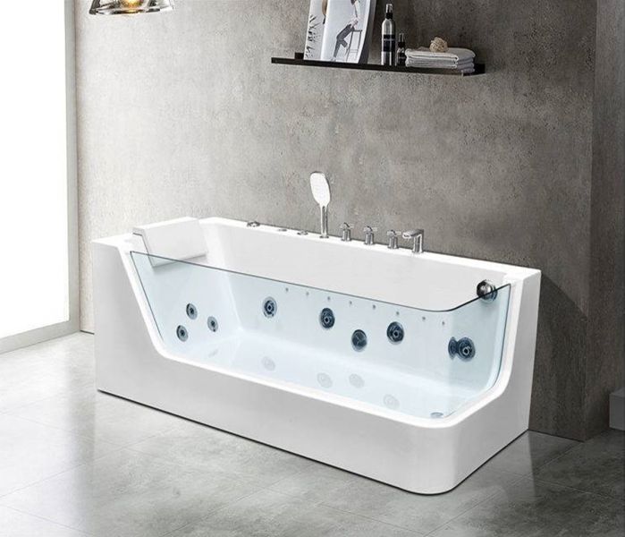 Акриловая ванна Cerutti SPA C-494-17L гидромассажная 170x80 см