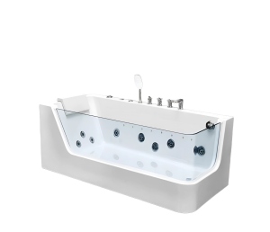 Акриловая ванна Cerutti SPA C-494-17L гидромассажная 170x80 см