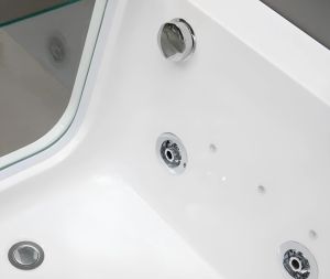 Акриловая ванна Cerutti SPA C-494-17R  гидромассажная  170x80 см