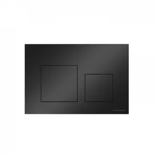 Комплект Ceramicanova подвесной унитаз Forma Rimless инсталляция Balance кнопка Square чёрный матовый