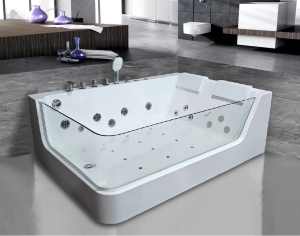 Акриловая ванна Cerutti SPA C-495R гидромассажная 170x120 см