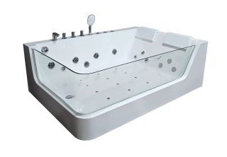 Акриловая ванна Cerutti SPA C-495R гидромассажная 170x120 см