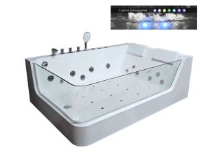 Акриловая ванна Cerutti SPA C-495R гидромассажная 170x120 см