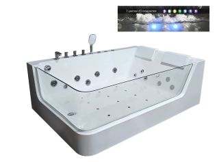 Акриловая ванна Cerutti SPA C-495R гидромассажная 170x120 см