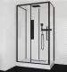 Душевая кабина Cerutti SPA AMI120 120x80см чёрный