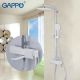 Душевая стойка Gappo G2417-8 белый/хром Душевая стойка Gappo G2417-8 белый/хром