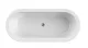 Ванна акриловая Cezares SLIM CENTRAL-180-80-44-W37 180x80 см