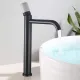 Смеситель для раковины Boch Mann Stella Stone B XL BM9971 с ручкой из натурального камня чёрный матовый