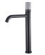 Смеситель для раковины Boch Mann Stella Stone B XL BM9971 с ручкой из натурального камня чёрный матовый