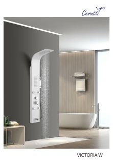 Панель душевая Cerutti SPA Victoria W CT9979 белый Панель душевая Cerutti SPA Victoria W CT9979 белый