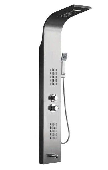 Панель душевая Cerutti SPA Virginia BR CT9983 с форсунками матовая нержавеющая сталь Панель душевая Cerutti SPA Virginia BR CT9983 с форсунками матовая нержавеющая сталь