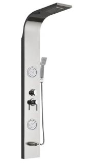 Панель душевая Cerutti SPA Twin S CT9987 с форсунками серебро Панель душевая Cerutti SPA Twin S CT9987 с форсунками серебро