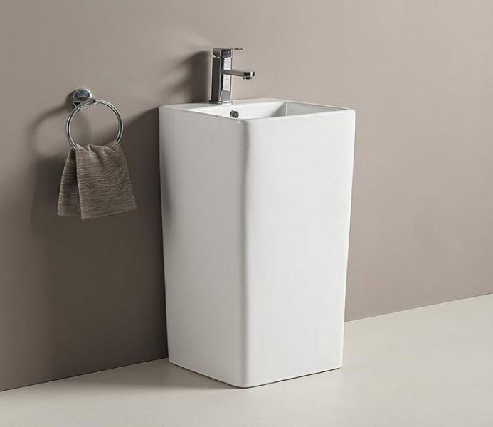 Раковина  CeramaLux P7004L белая 40 см