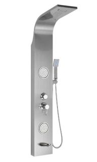 Панель душевая Cerutti SPA Twin BR CT9988 с форсунками матовая нержавеющая сталь Панель душевая Cerutti SPA Twin BR CT9988 с форсунками матовая нержавеющая сталь