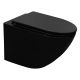 Унитаз подвесной Azario Grado AZ-0046-UQ3-MB безободковый торнадо чёрный матовый
