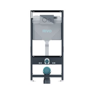 Инсталляция RIVO Set A для унитаза 200001.1 с клавишей смыва RIVO Touch Neo хром