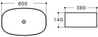 Раковина Art&Max 60см белый AM3360A Раковина Art&Max 60см белый AM3360A