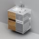 Тумба с раковиной Am.Pm Sense M7B-FUX0602OF-WCC0602WG 60 см дерево
