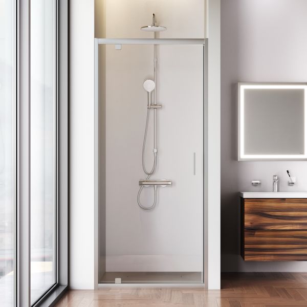 Душевая дверь в нишу Am.Pm Gem W90G-90-1P-MT 90 см хром матовый
