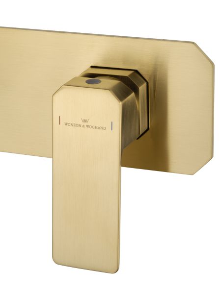 Встраиваемый смеситель для раковины Wonzon & Woghand Diamond WW-88869011-BG брашированное золото