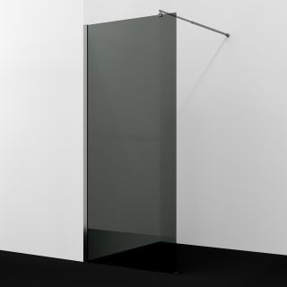 Душевая перегородка WasserKRAFT Rur 30W39GR-TG 90 см профиль графит стекло тонированное