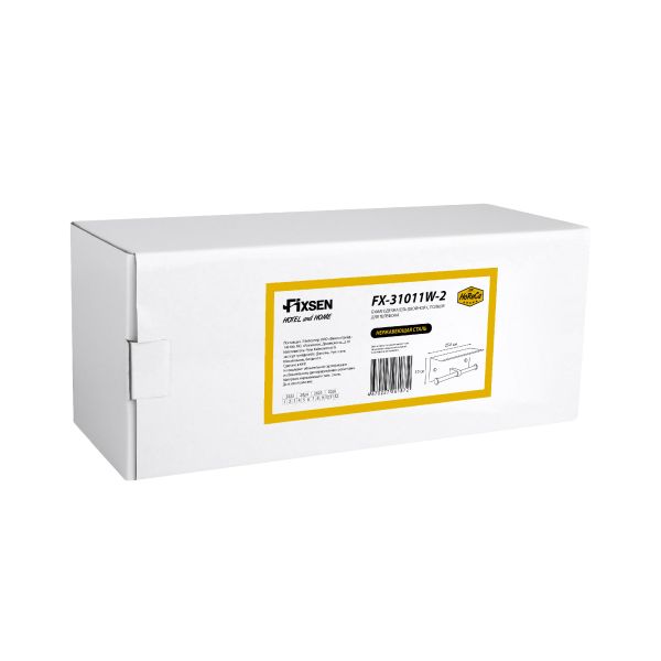 Бумагодержатель двойной с полкой для телефона Fixsen Hotel белый (FX-31011W-2)