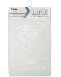 Коврик для ванной Fixsen Link  белый 50х80 см. (FX-5002W)