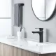 Смеситель для раковины Shevanik S9801H чёрный/хром