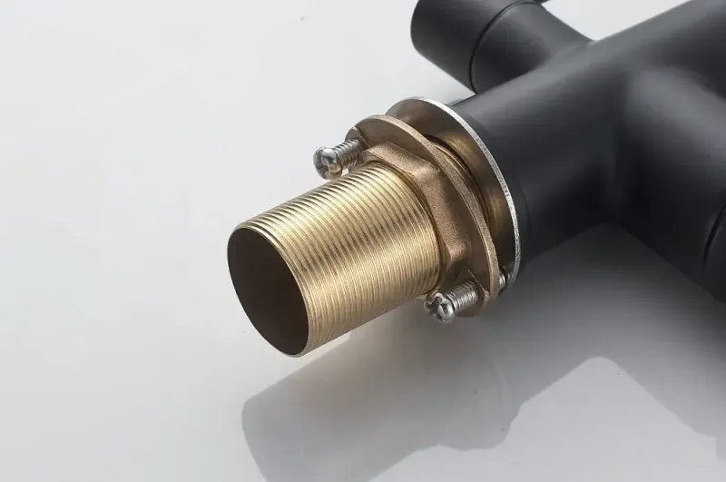 Смеситель для кухни Shevanik S228H с подключением фильтра чёрный