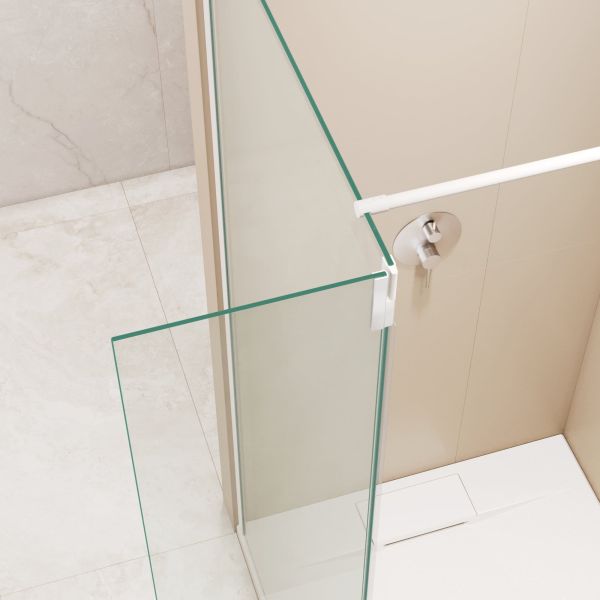 Душевая перегородка RGW WA-050W WA-002W + Z-070W 351005003-15 100 см профиль белый стекло прозрачное