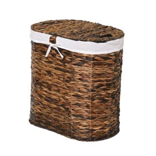 Корзина для белья WasserKRAFT Dill WB-611-L коричневый