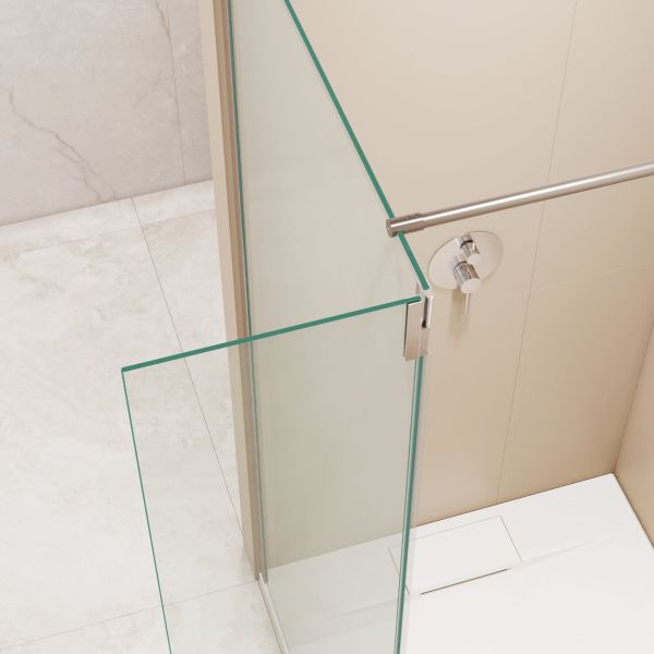 Душевая перегородка RGW WA-051 WA-010 + Z-071 351005123-11 120 см профиль хром стекло прозрачное